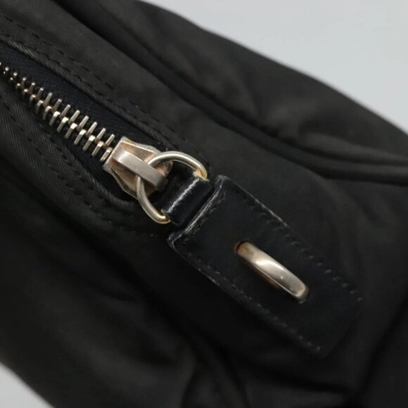 PRADA Hand Bag Nylon Black Auth - Picture 8 of 16